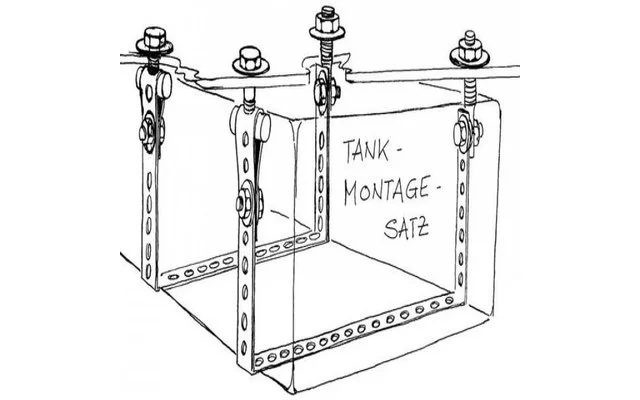 BERGER Tank Fixture Set Luxus 1 BERGER Tank Fixture Set Luxus