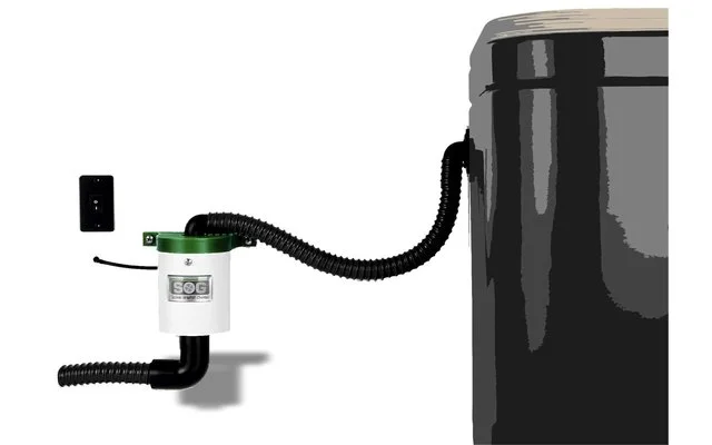 SOGTT Door Variant WC Venting System Black 3 SOGTT Door Variant WC Venting System Black - Image 3