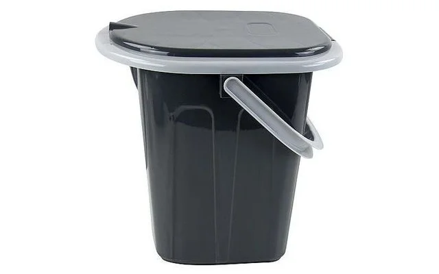 Bo-Camp Portable Square Toilet 30 X 41 X 45 Cm Gray 2 Bo-Camp Portable Square Toilet 30 X 41 X 45 Cm Gray - Image 2