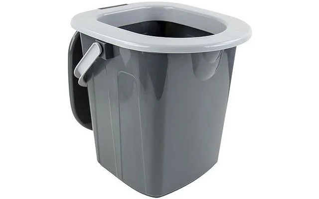 Bo-Camp Portable Square Toilet 30 X 41 X 45 Cm Gray 3 Bo-Camp Portable Square Toilet 30 X 41 X 45 Cm Gray - Image 3