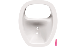 Trelino Divider Oval White