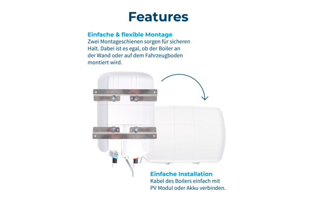 Fothermo Photovoltaic Caravan Boiler 10 Liters 3 Fothermo Photovoltaic Caravan Boiler 10 Liters - Image 3