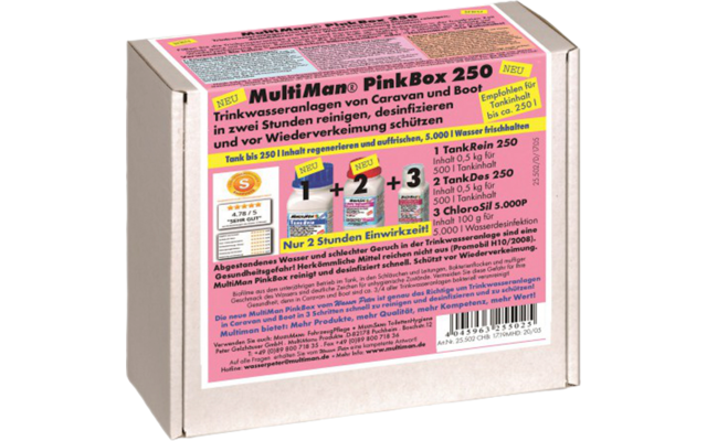 MultiMan MultiBox PinkBox 125 Drinking Water Disinfection 2 MultiMan MultiBox PinkBox 125 Drinking Water Disinfection - Image 2