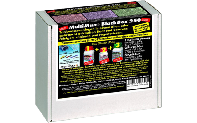 MultiMan MultiBox BlackBox 125 Drinking Water Cleaning 2 MultiMan MultiBox BlackBox 125 Drinking Water Cleaning - Image 2