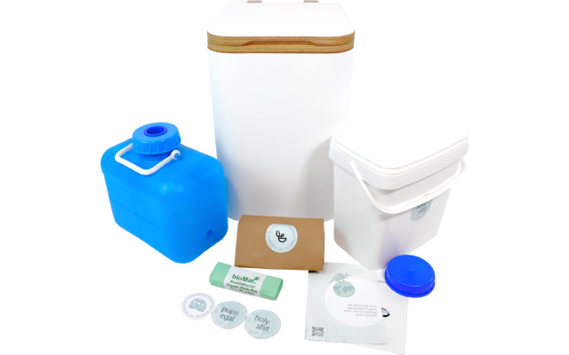 Trelino Wood Separation Toilet M White 6 Trelino Wood Separation Toilet M White - Image 6