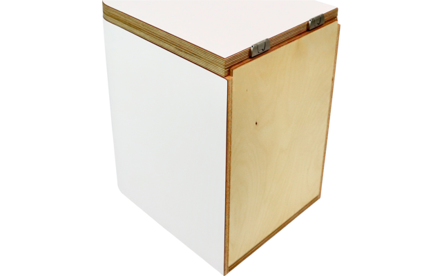 Trelino Wood Separation Toilet M White 7 Trelino Wood Separation Toilet M White - Image 7